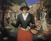 Kasimir Malevich flower girl France oil painting artist